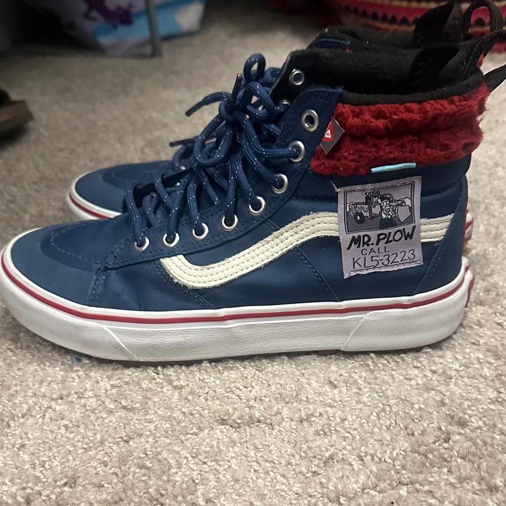 Vans x Simpsons Mr. Plow Cold Weather Sneakers - Picture 2 of 6